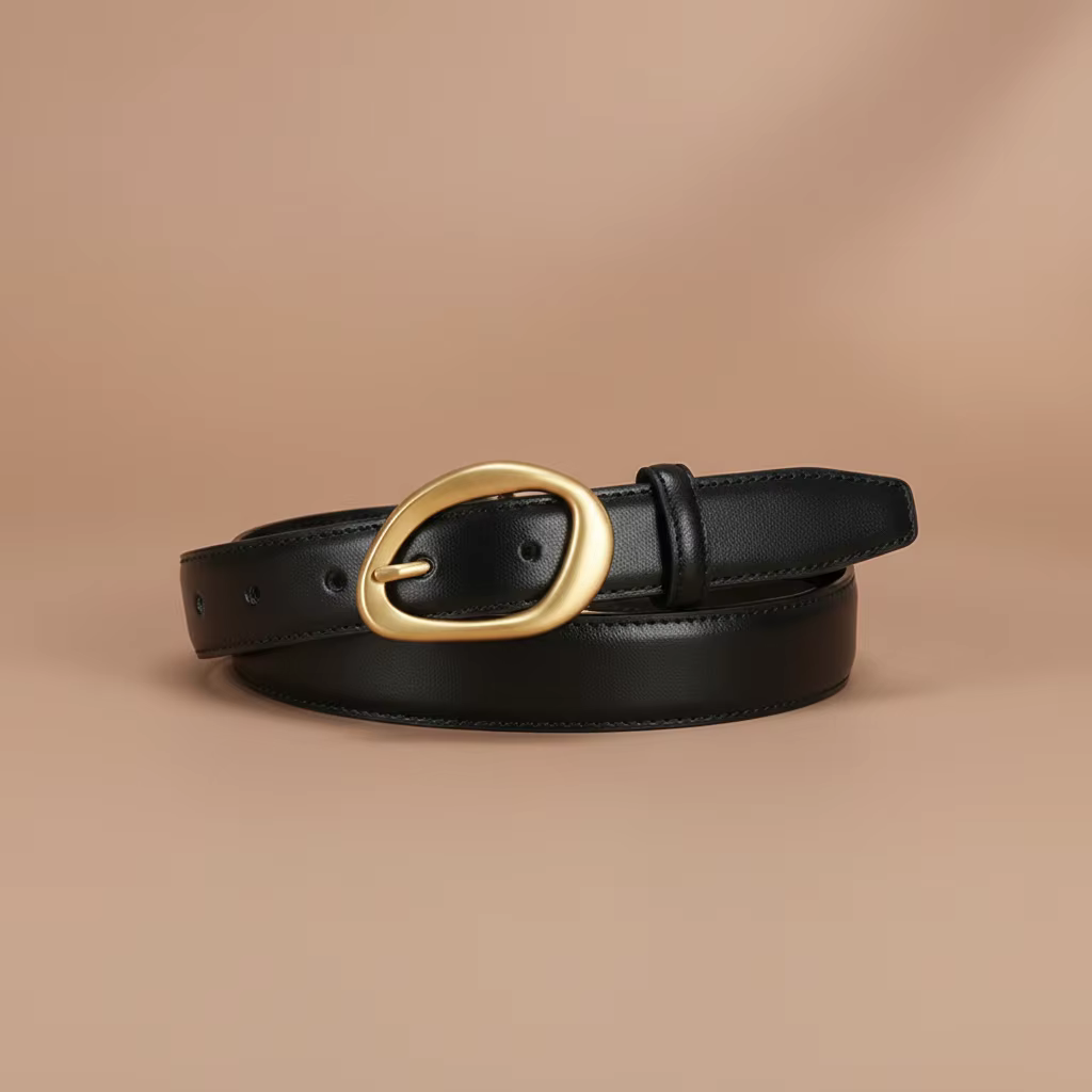 Ceinture classique à boucle pour femme
