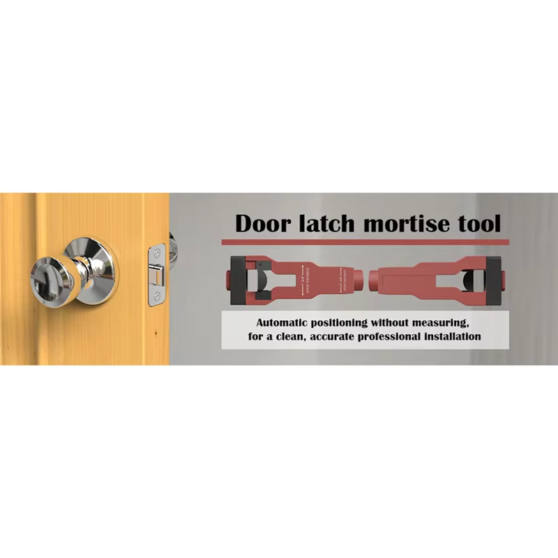 Outil de mortaise de loquet de porte B84B, Kit d'installation de loquet de porte, outil de verrouillage de porte à utiliser avec