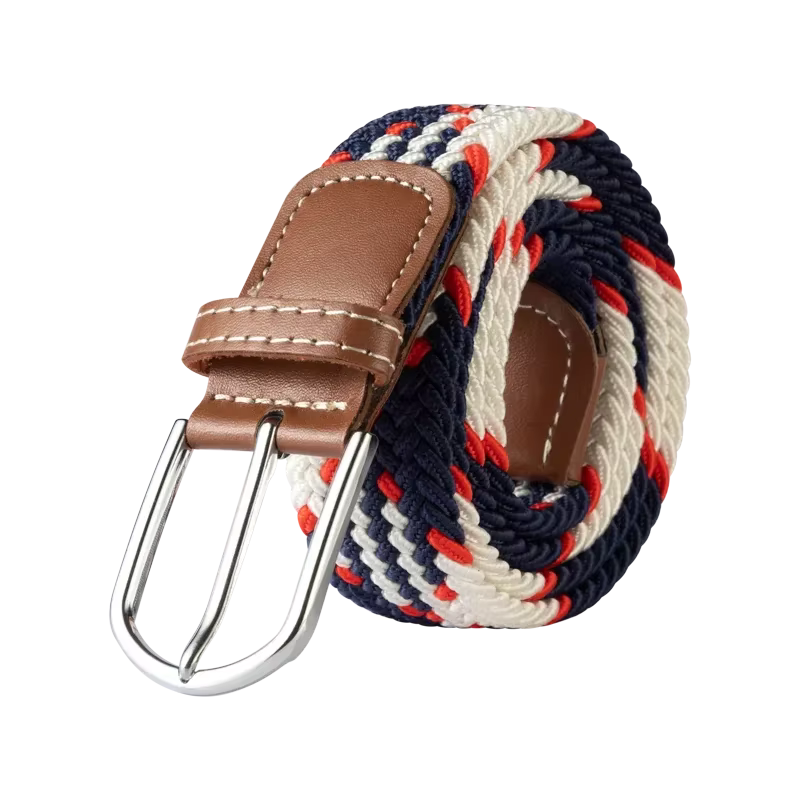 107/120/130cm unisexe décontracté tricoté boucle ardillon femmes ceinture tissé toile élastique extensible tressé Stretch jean ceintures pour hommes