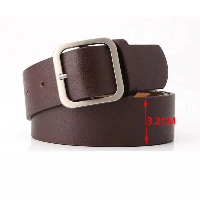 Ceinture en cuir PU pour femmes