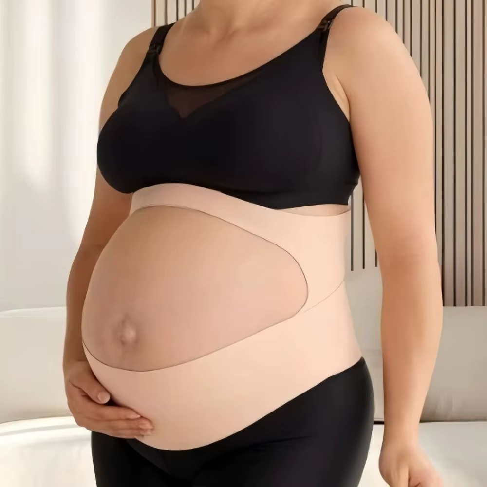 Ceinture de maternité monopièce réglable pour le soutien de la taille et de l'abdomen, fine, pour femmes enceintes
