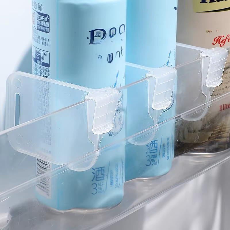Clip de séparation pour réfrigérateur de cuisine domestique, panneau de séparation de porte latérale, support de rangement, Clip de séparation multifonctionnel, boucle