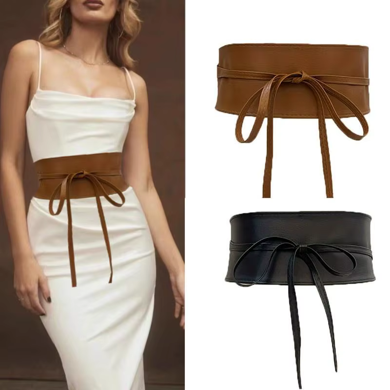 Ceinture Boho en Faux cuir pour femmes