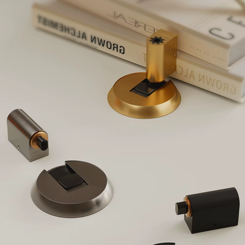 DOOROOM – butée de porte coupe-vent et Anti-Collision, Simple, sans poinçonnage, Stable et Durable, pour l'amélioration de l'habitat