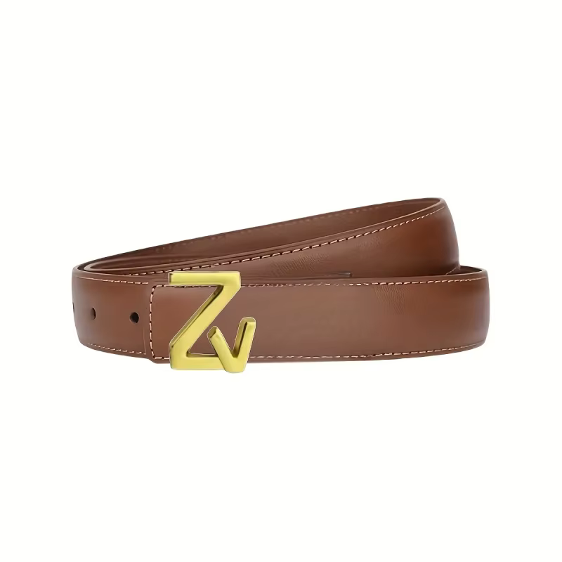 Ceinture pour femme avec boucle en alliage GoldZVA