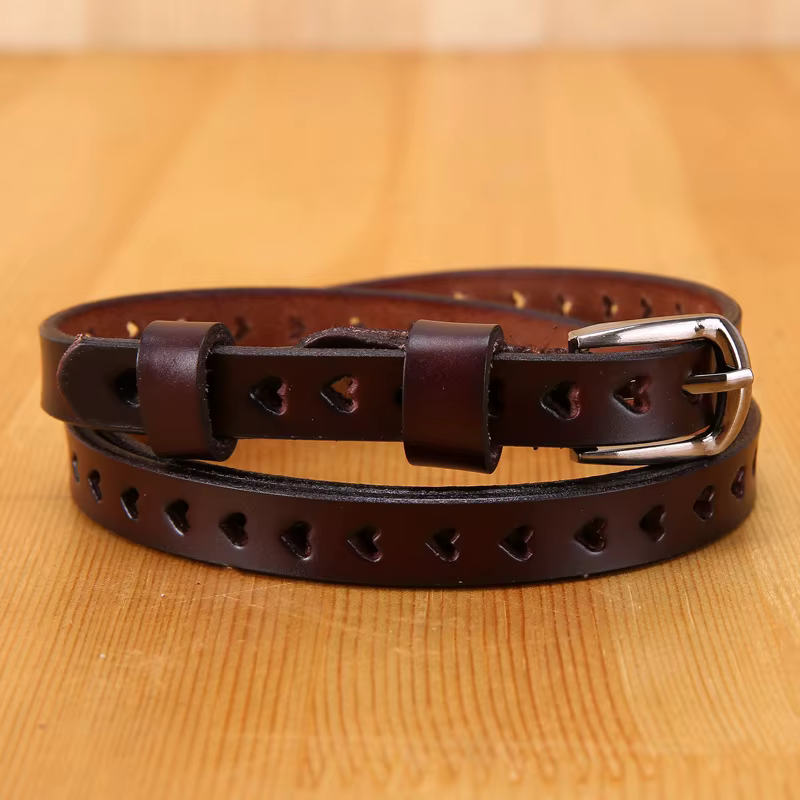 Ceintures pour femmes en cuir véritable