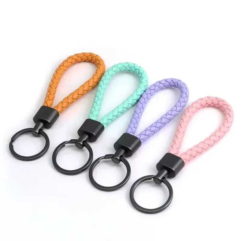 Porte-clés en cuir pour voiture pour hommes et femmes