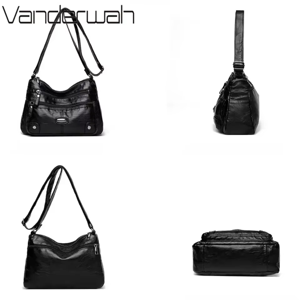 Sac à bandoulière en cuir pour femmes