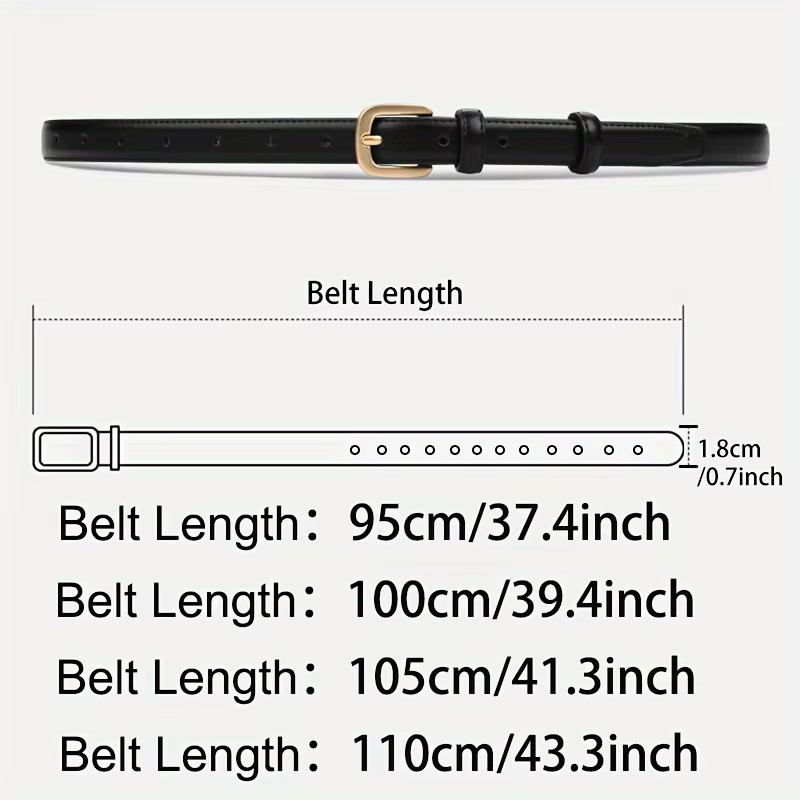 Ceinture noire pour femmes