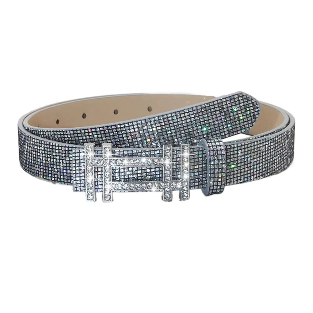 Ceinture en strass scintillants pour femmes