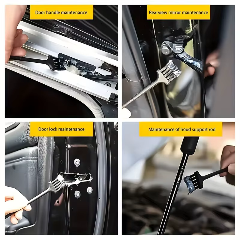 Pâte lubrifiante pour intérieur de voiture haute performance : graisse blanche non collante pour rails de porte/tours de soleil/charnières et chaînes de vélo