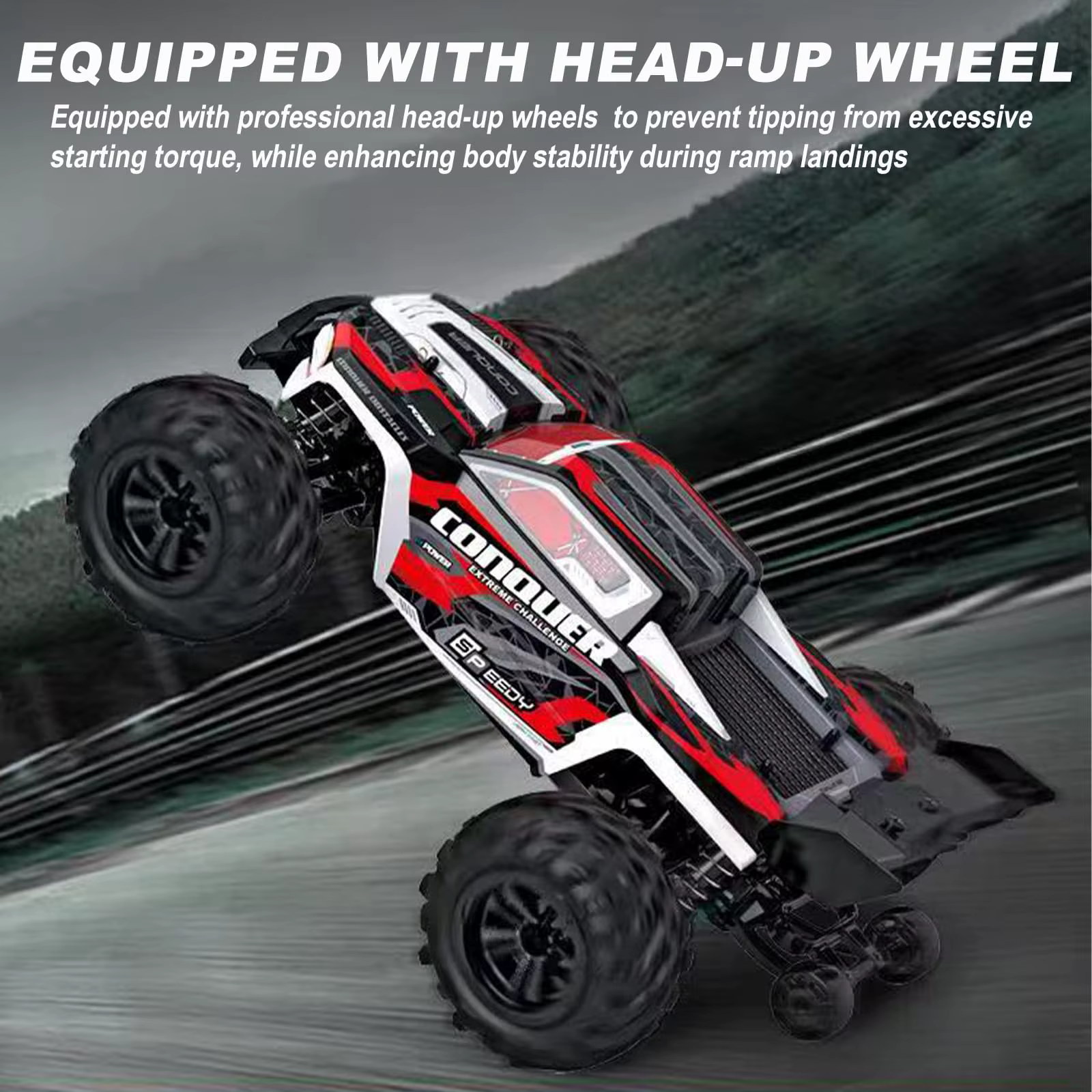 Voiture RC pour adultes 16102, 50 km/h, haute vitesse, 4x4, tout-terrain, camion télécommandé, 2,4 G, véhicule électrique tout-terrain, jouet, cadeau, 1:16