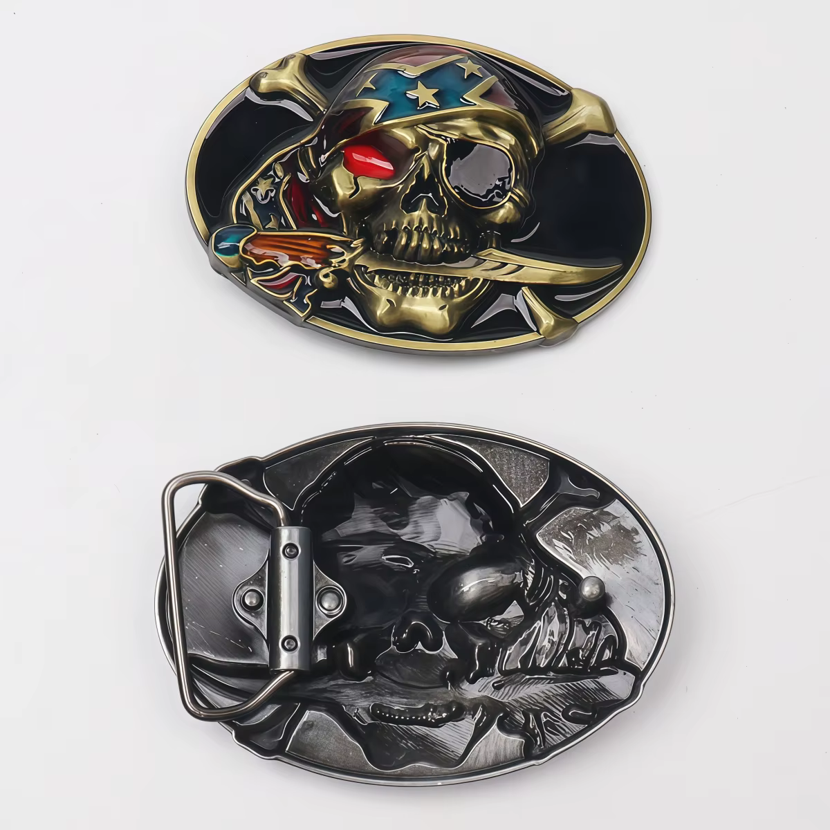 Une boucle de ceinture rétro de style western