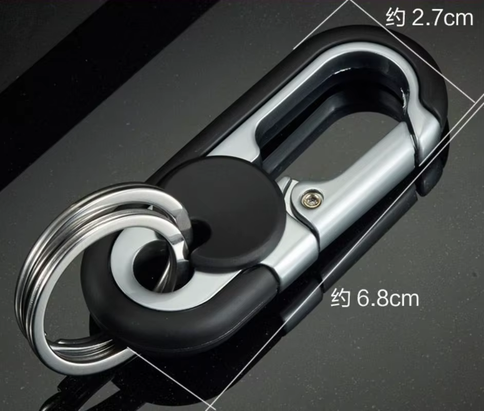 Porte-clés à Double anneau pour hommes