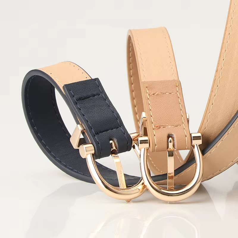 Ceinture en cuir de luxe pour femme