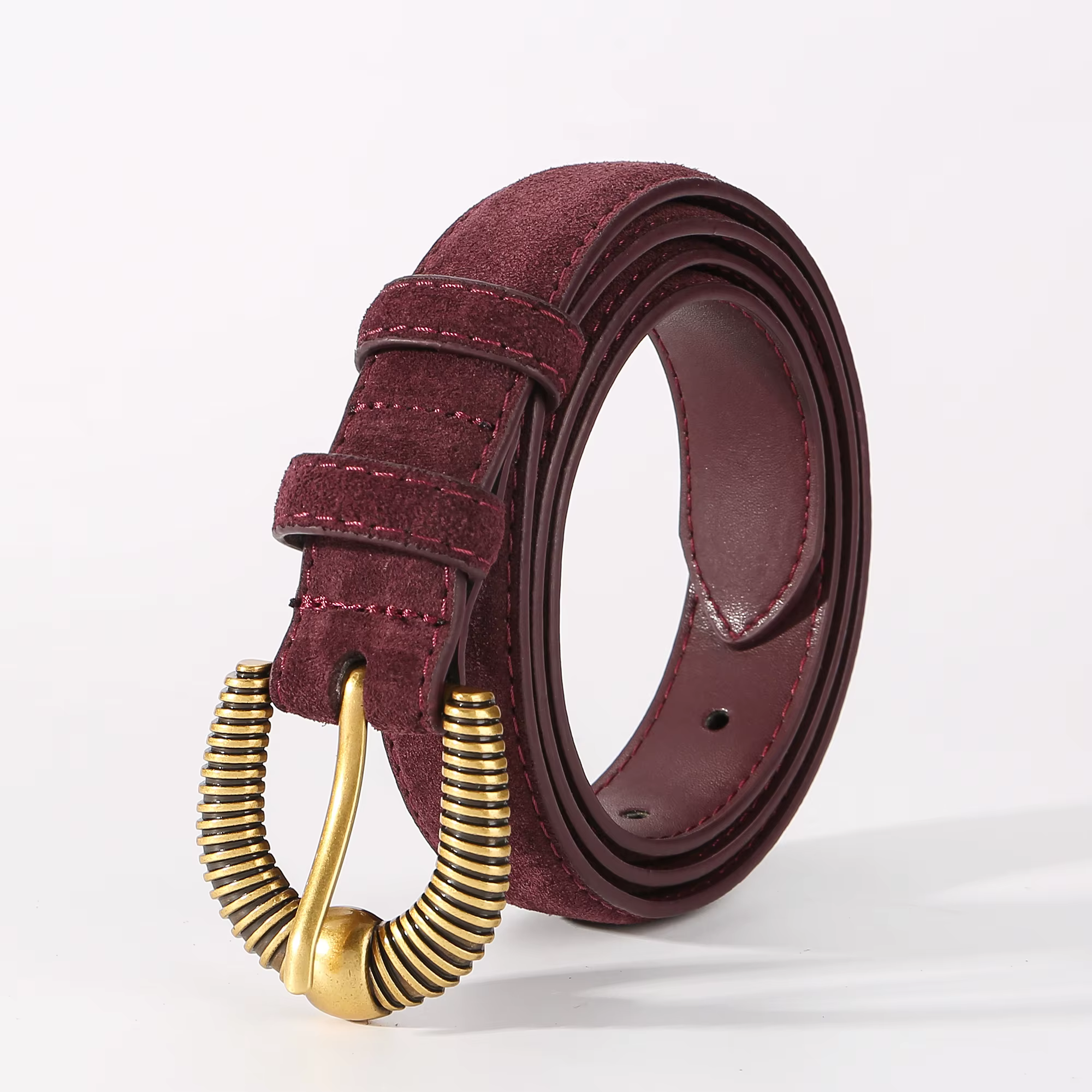 Ceinture en daim pour femmes