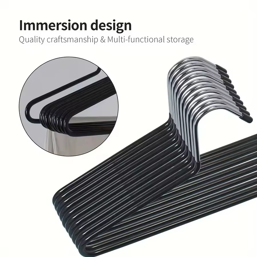 Cintre pour pantalons de Type oie, pour usage domestique, cintre pour pantalons, sans marquage, Clip antidérapant, porte-vêtements en plastique, rangement de placard