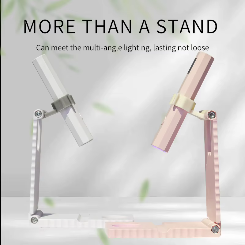 Ce support de lampe à ongles pliable et portable convient à l'application de manucures en gel et de vernis à ongles à la maison ou en salon de manucure