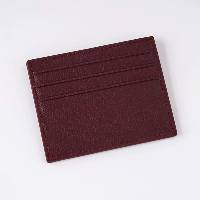 Femmes hommes mince porte-carte portefeuille multi-porte-carte étui en cuir PU banque affaires