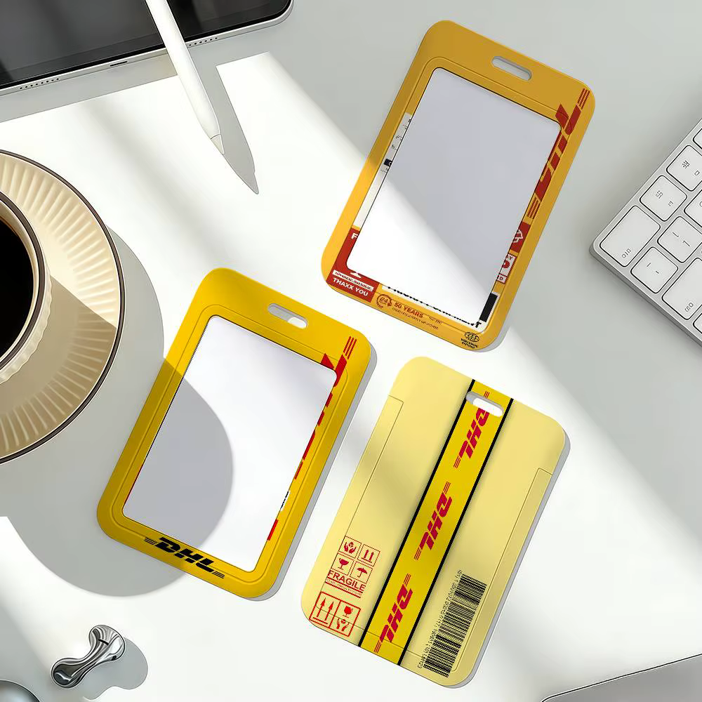 Porte-cartes tendance avec logo D-DHL-S pour étudiants