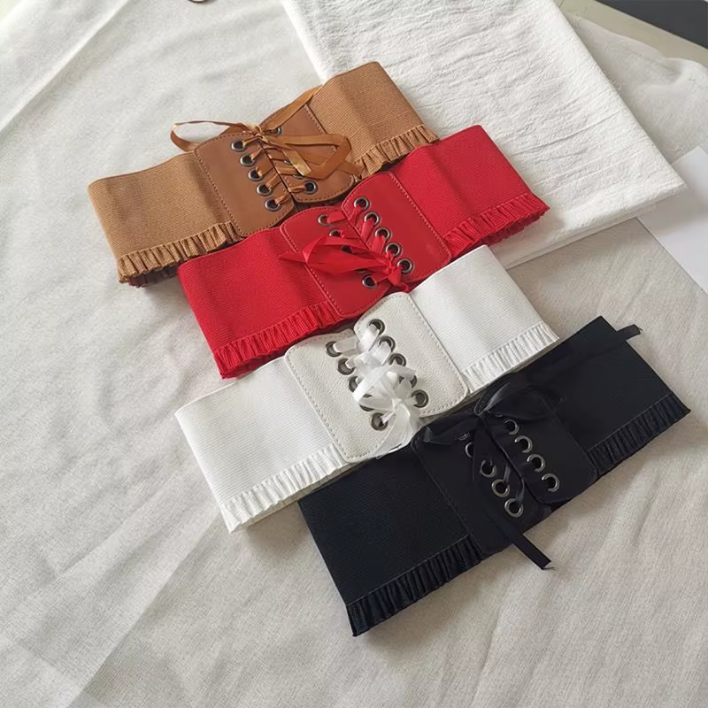 Ceinture Large artificiel astique de Haute Qualité pour Femme