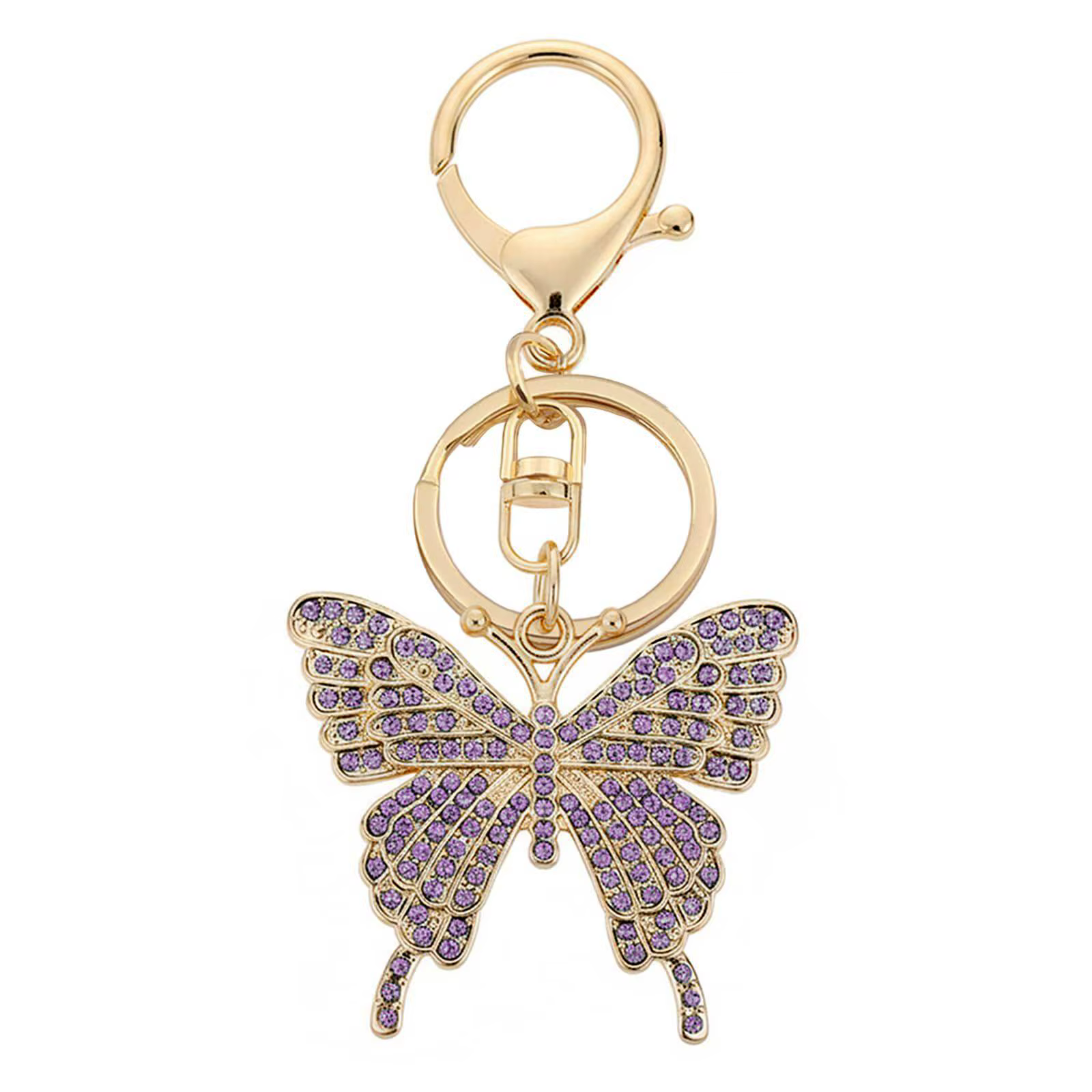 Porte-clés en forme de papillon pour femmes, accessoires pour sac à dos
