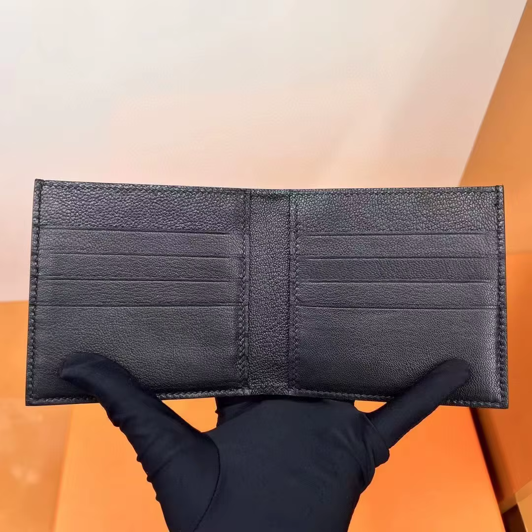 Portefeuille en cuir de Crocodile véritable brillant pour hommes, porte-cartes en Alligator noir, porte-permis en espèces, élégant à deux volets pour hommes
