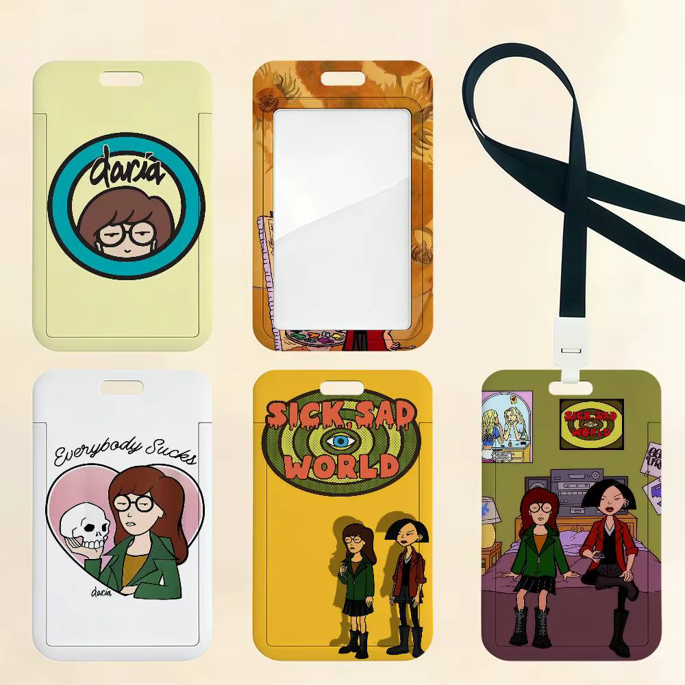 Porte-cartes D-Daria à motif dessin animé