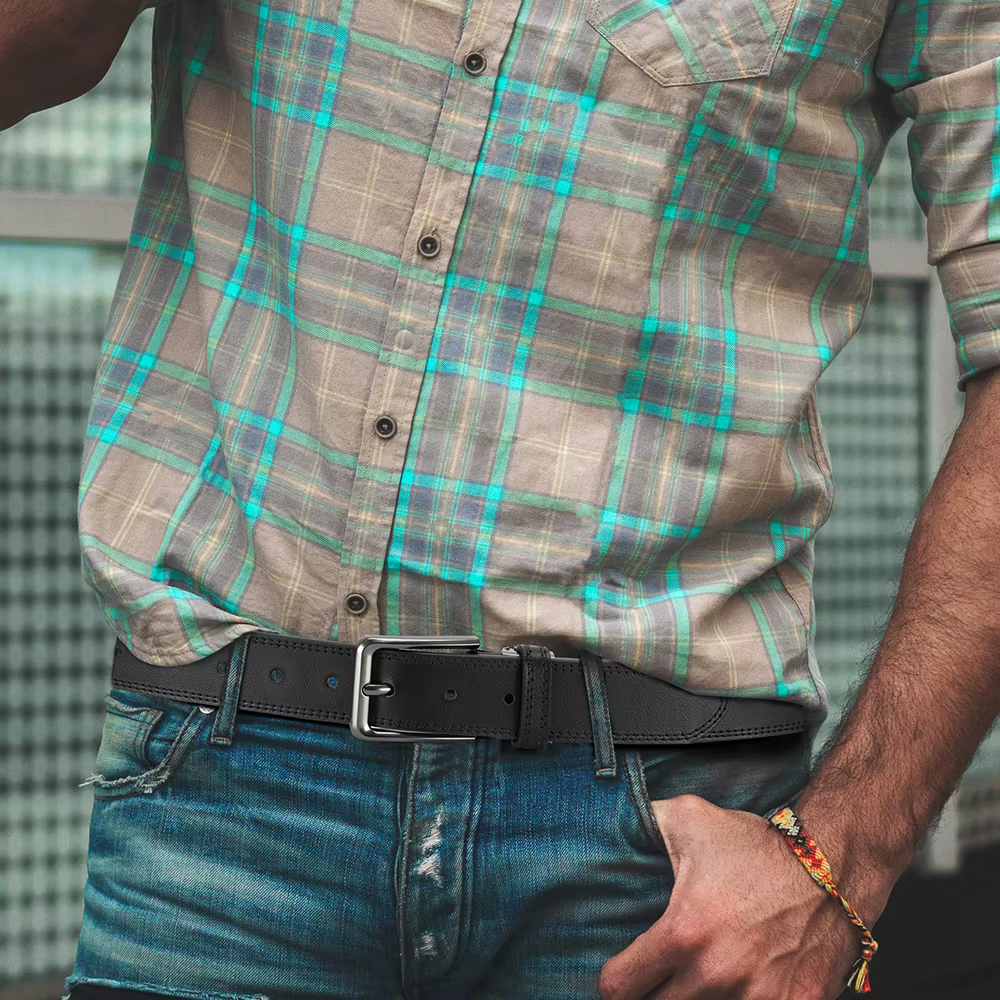 DOOPAI hommes ceinture en cuir PU mode boucle automatique
