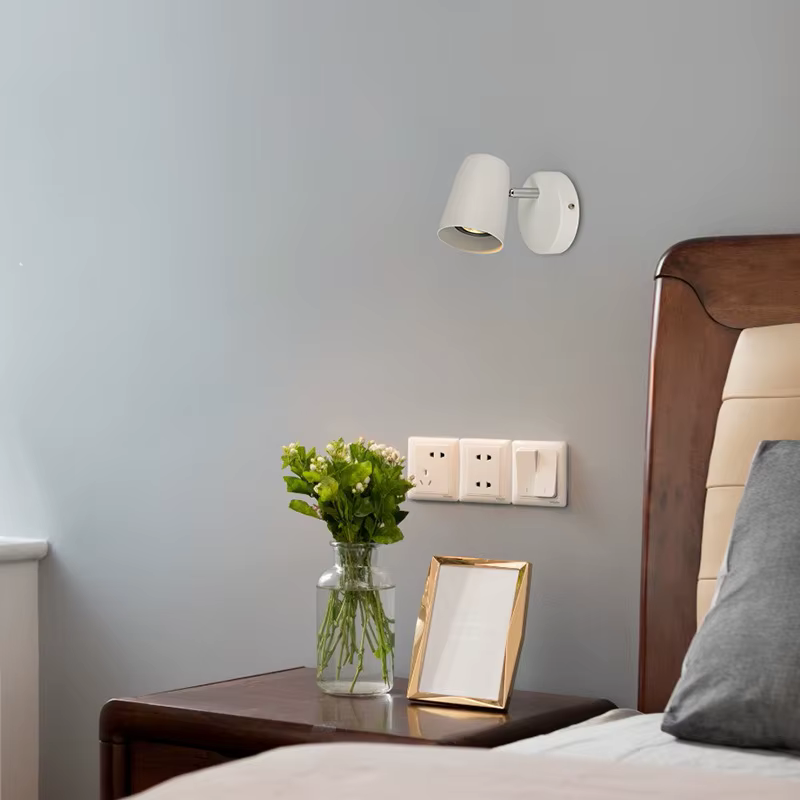 Décoration de chambre mur LED lumières intérieur chambre lampe photo lumière lecture moderne minimaliste créatif hôtel rétro applique murale