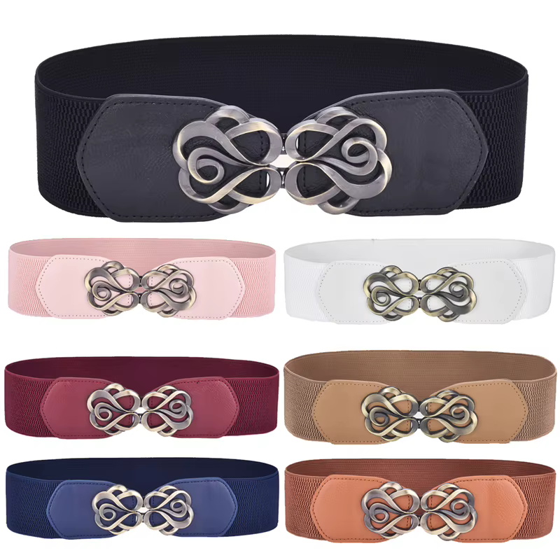 Ceinture en cuir Vintage pour femmes