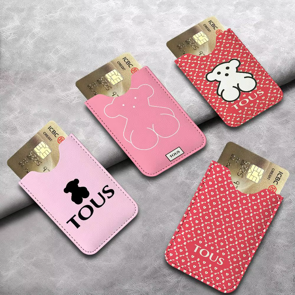Porte-cartes de luxe en cuir de vachette rétro T-Tous, nouvelle collection, pour homme/femme