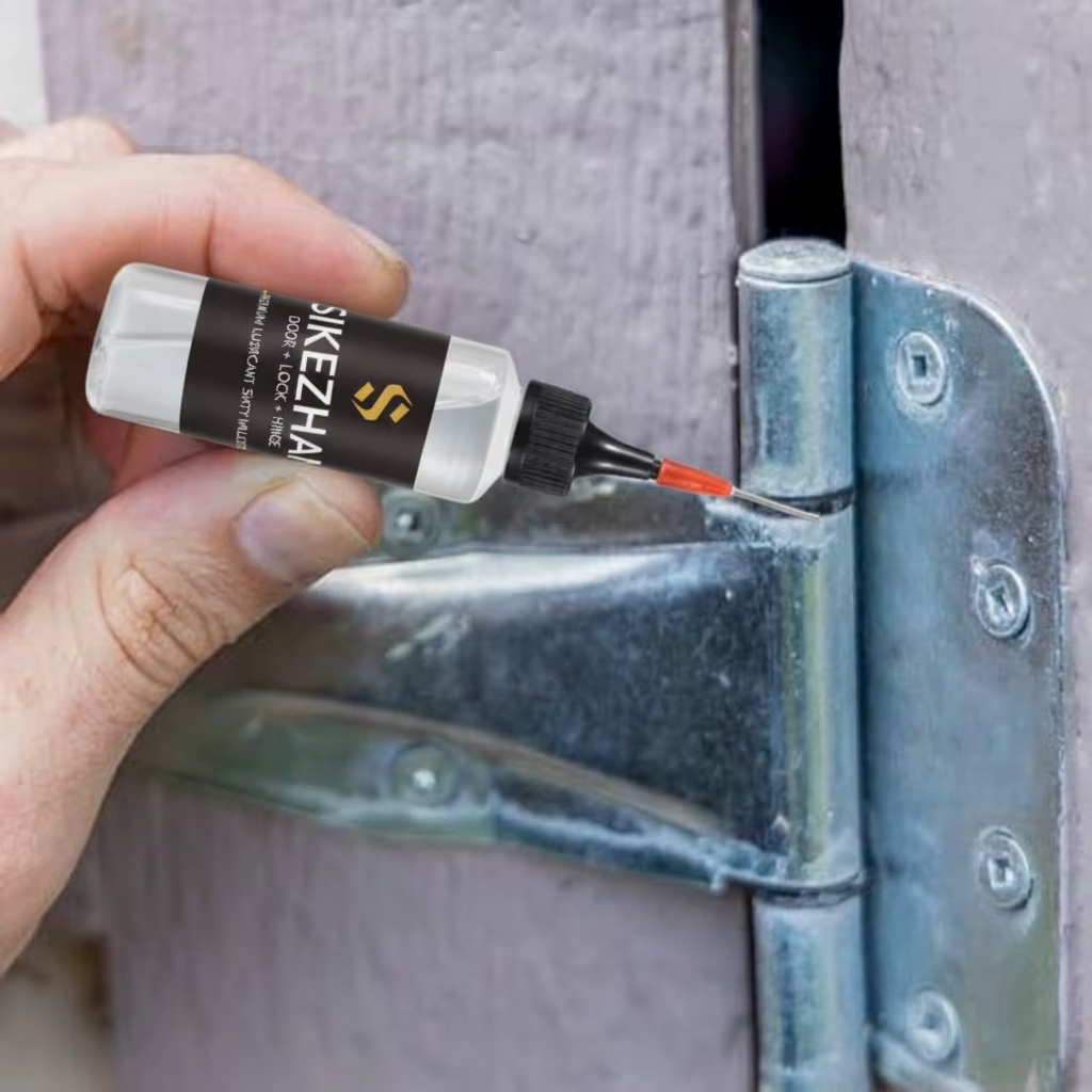 Lubrifiant pour portes, serrures et charnières – Réduit instantané du bruit – Lubrifiez les charnières pour portes coulissantes, serrures, portes grinçantes, charnières et plus encore