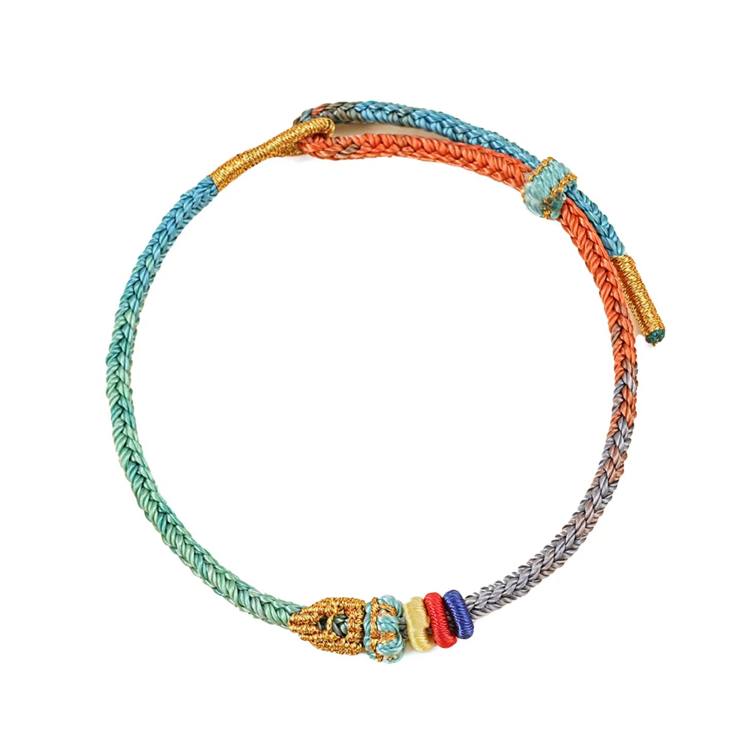 Chang Shu Qi Hui Bracelet en corde tissée à la main pour hommes et femmes réussite garantie porte-bonheur cadeau fait à la main Bracelet en corde rouge