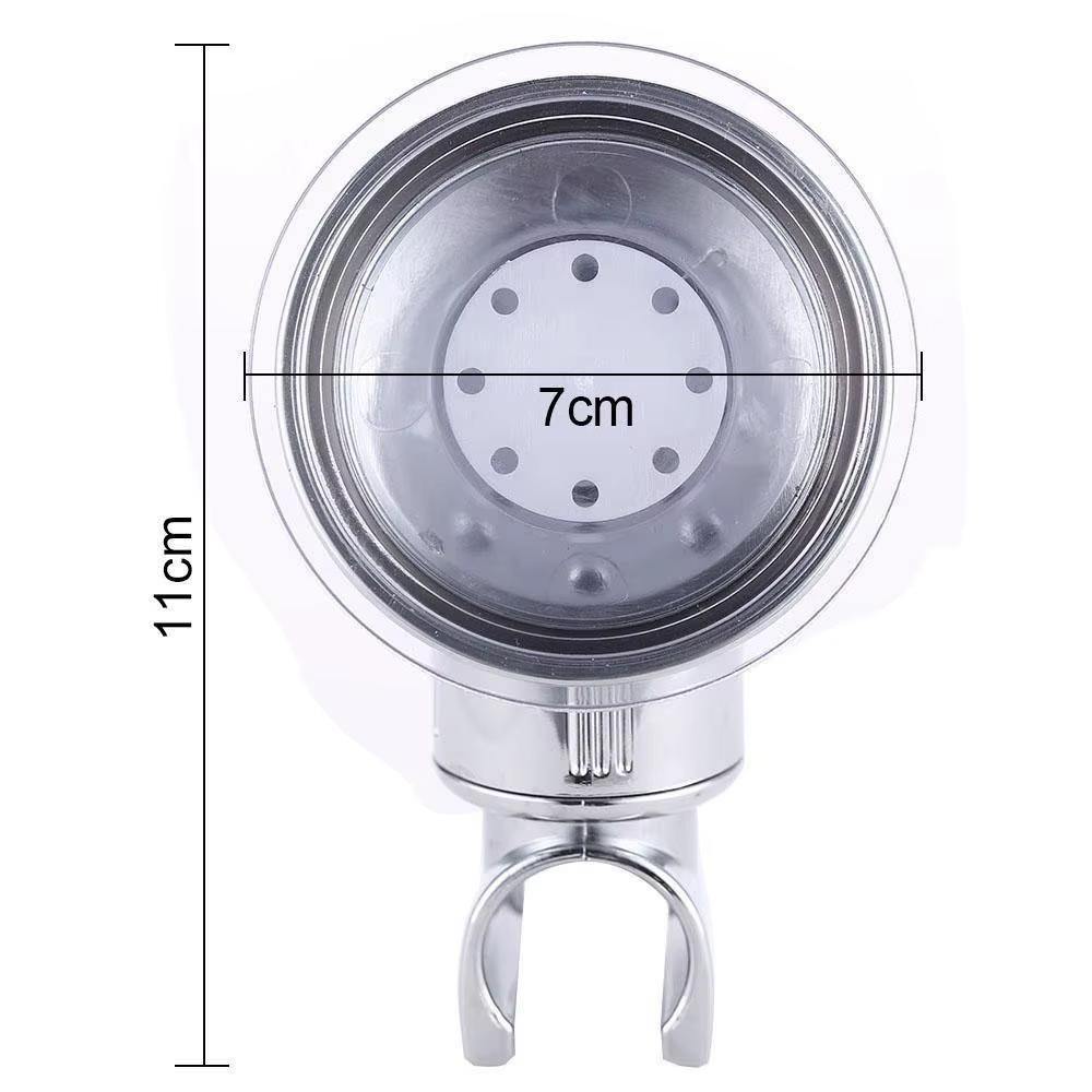 Support de pomme de douche, salle de bains, forte ventouse sous vide, support mural réglable, support de pomme de douche à main, accessoire de salle de bains