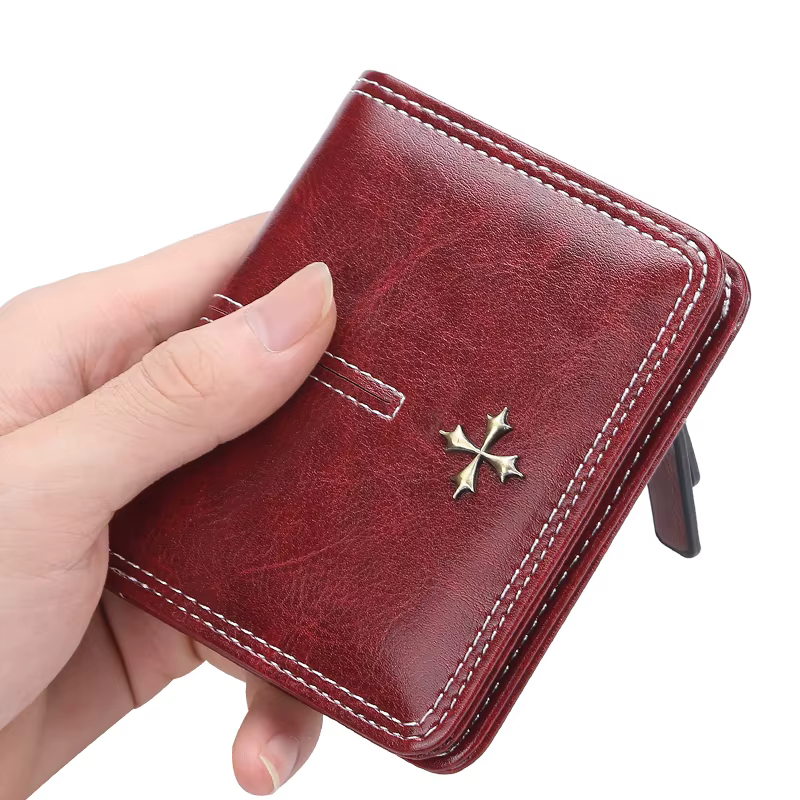 Mini portefeuilles en cuir PU pour femmes