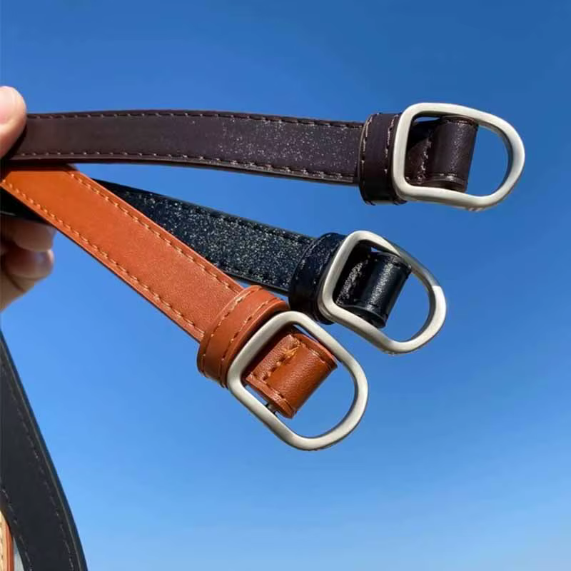 Ceinture en cuir PU de luxe pour femmes