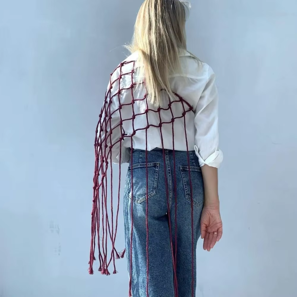 Ceinture en coton tissée à la main