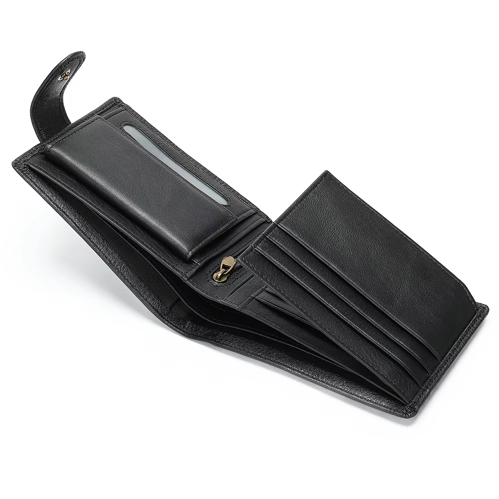 Nouveau portefeuille pour hommes porte - cartes haute qualité HASP