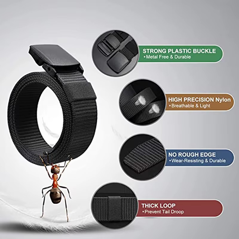 Ceinture tressée en Nylon pour hommes