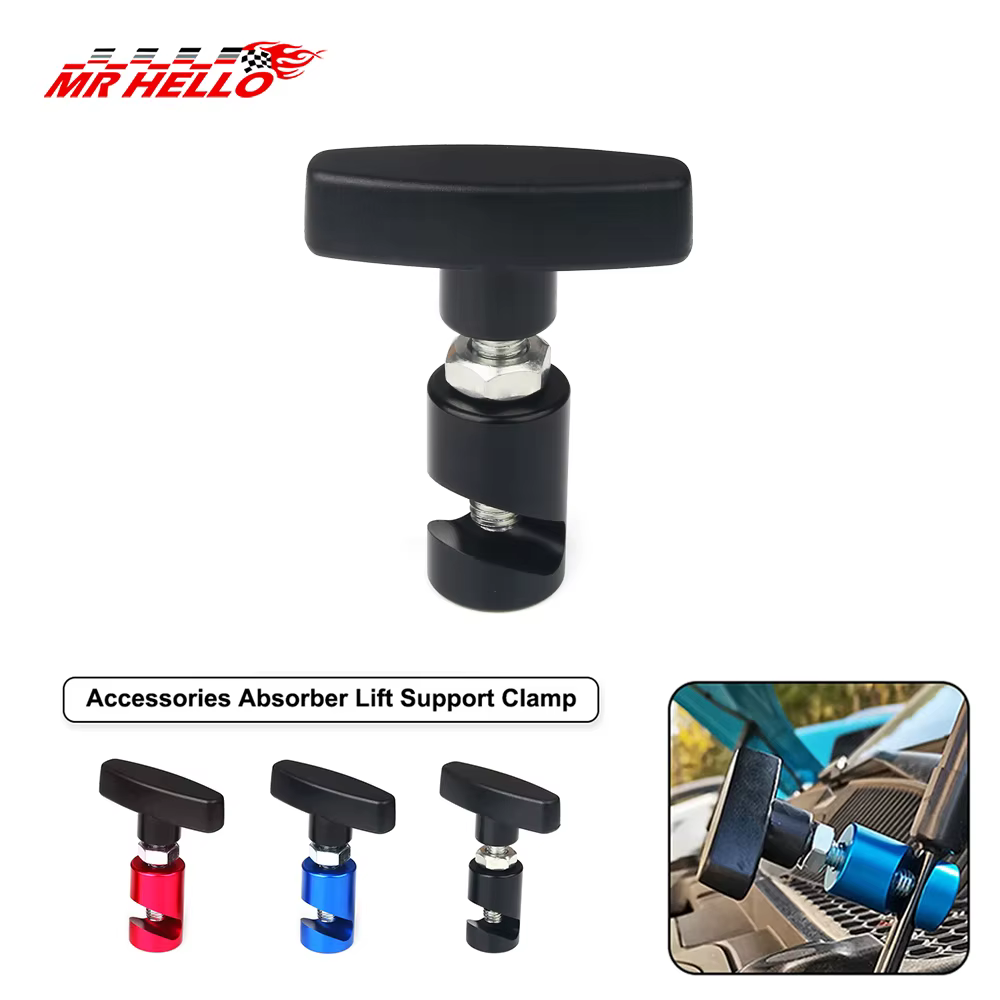 Support de capot de voiture, pince de fixation antidérapante, pression d'air, accessoires, absorbeur, couvercle de moteur, tige de Support de levage