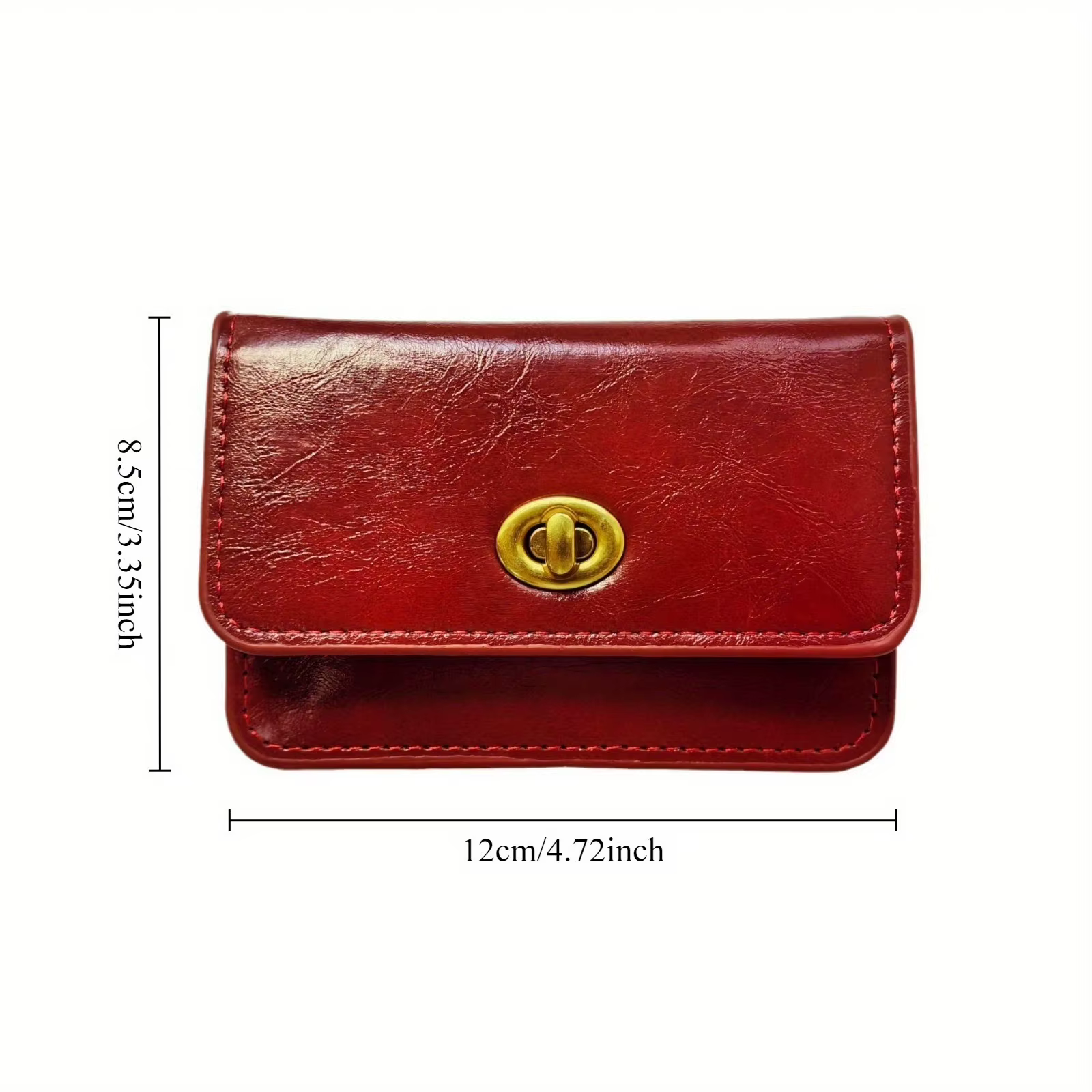 Porte-monnaie en PU de style vintage