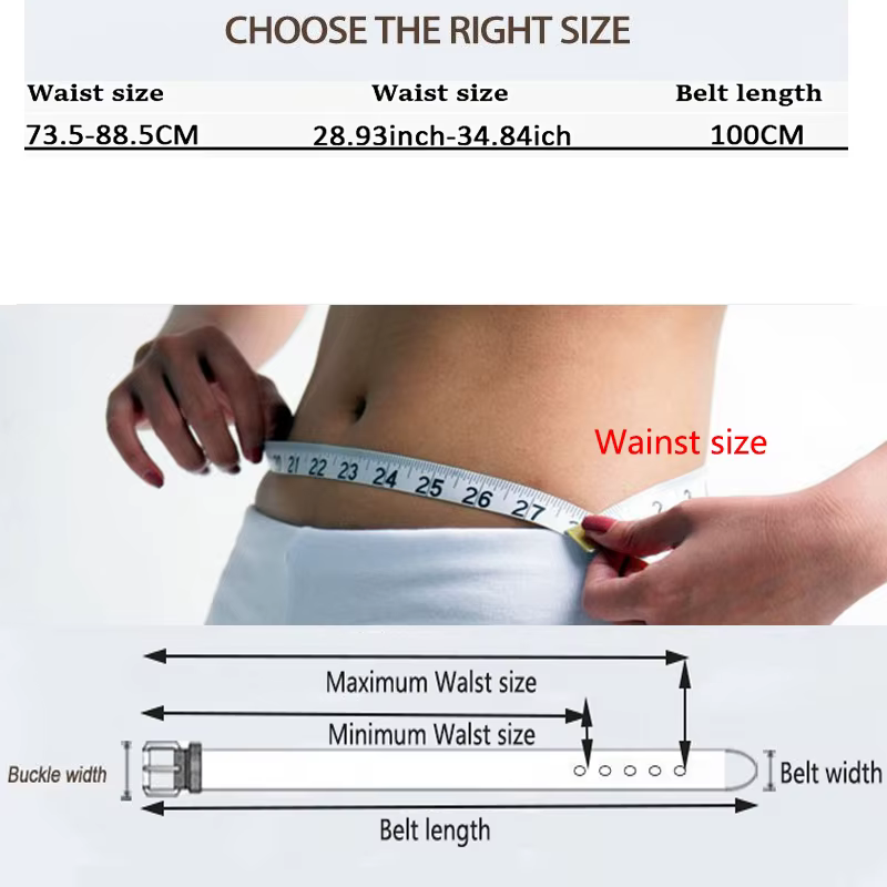 Femmes pantalons ceinture en cuir PU argent