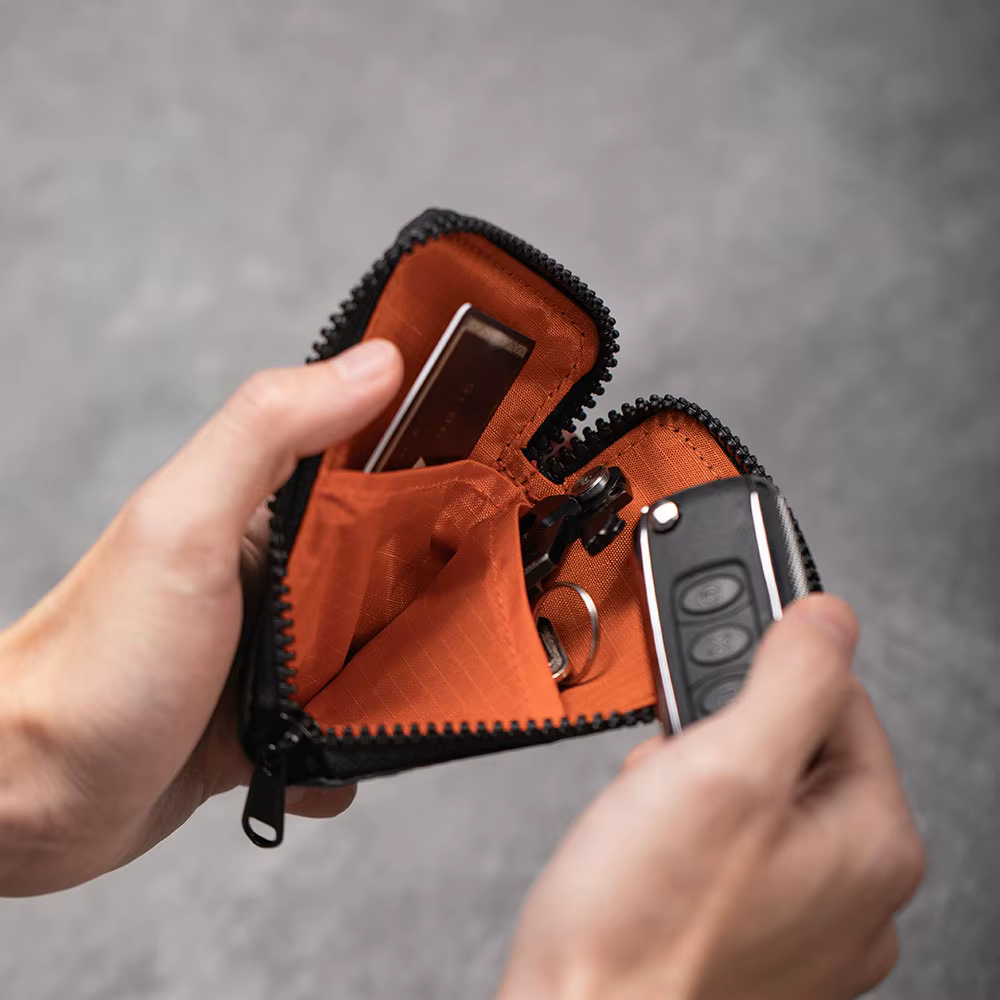 Pochette pour cartes zippée – Utilisez comme porte-cartes
