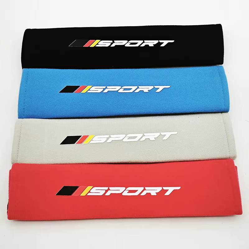 2 coussinets de ceinture de sécurité de voiture doux et confortables, coussinets de ceinture de sécurité personnalisés et élégants, adaptés à une utilisation en véhicule