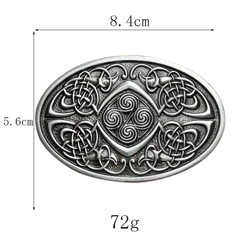 Boucle de ceinture celtique style ethnique occidental
