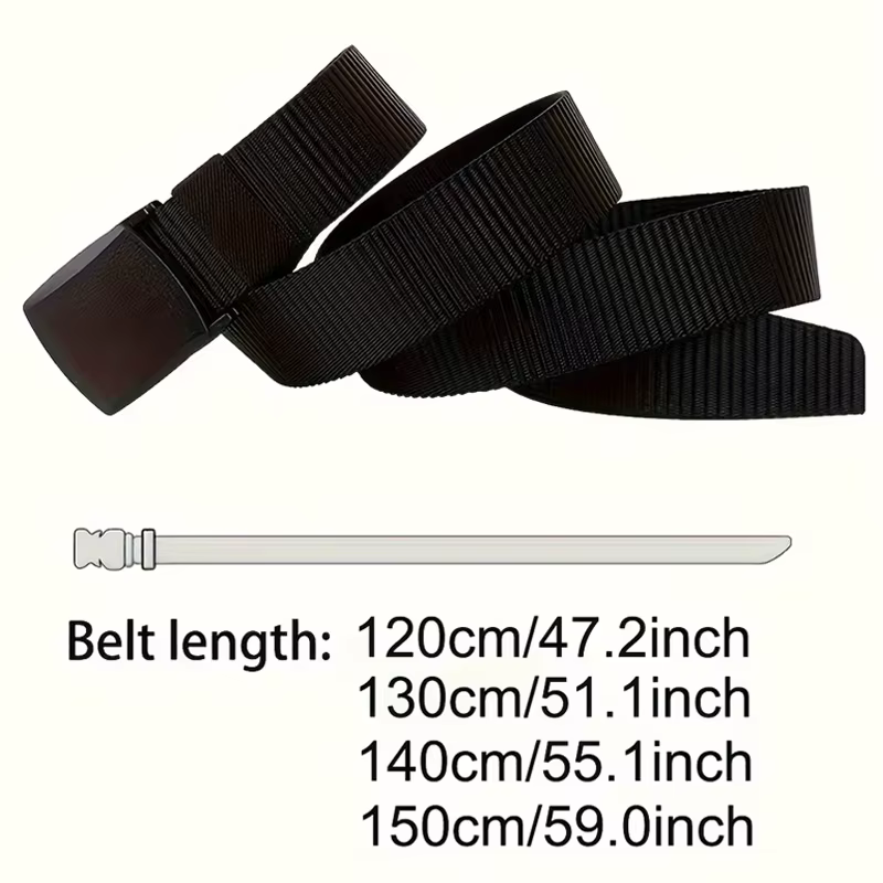 Ceinture tressée en Nylon pour hommes