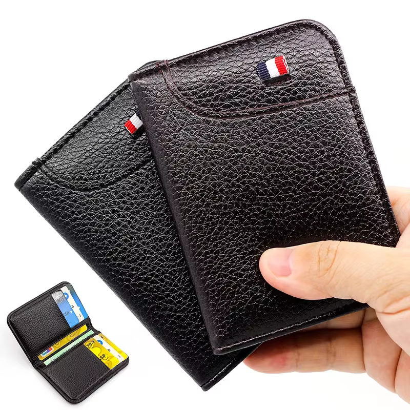 Portefeuille Homme Court en Cuir Souple