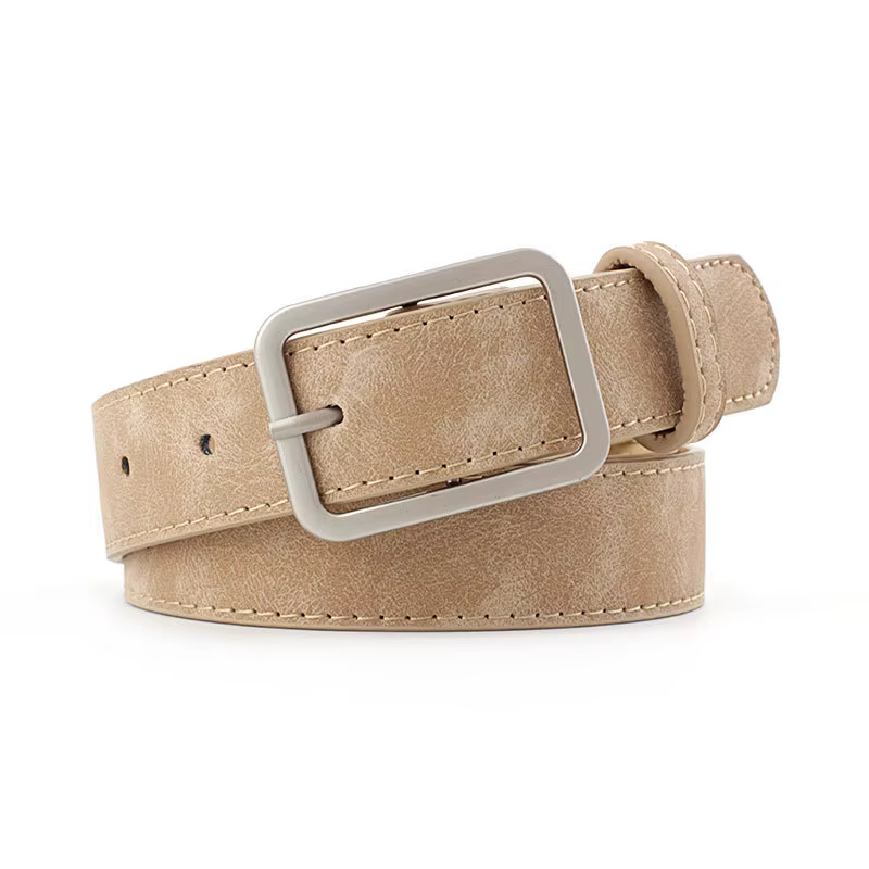 Ceinture en cuir Pu zèbre pour filles