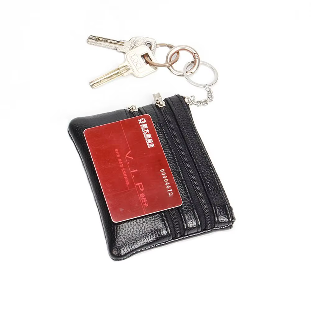 Porte-monnaie en cuir PU pour hommes